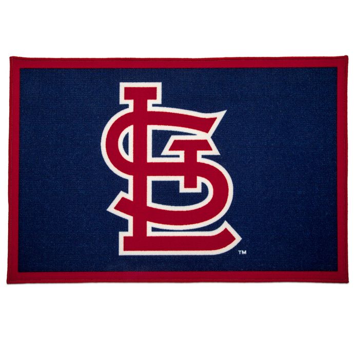 MLB St. Louis Cardinals 2&#39;6 x 4&#39; Area Rug in Blue | Bed Bath & Beyond