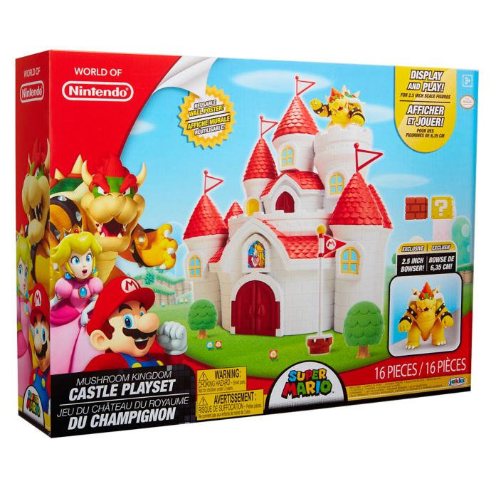 mushroom kingdom castle toy