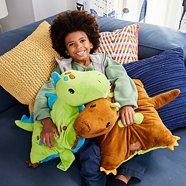 Pillow Pets&reg; Green Dinosaur Pillow Pet. View a larger version of this product image.