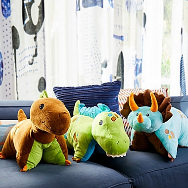 Pillow Pets&reg; Green Dinosaur Pillow Pet. View a larger version of this product image.
