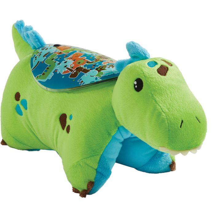 Pillow Pets Green Dinosaur Sleeptime Lite Night Light Pillow Pet