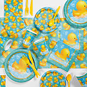 Creative Converting&trade; 81-Piece Bubble Bath Rubber Duck Baby Shower Kit