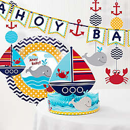 Creative Converting™ 6-Piece Ahoy Matey Nautical Baby Shower Decorations Kit