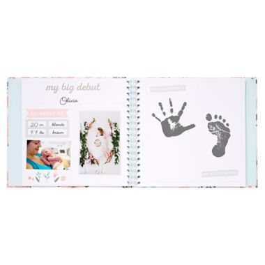 Pearhead&reg; Baby&#39;s Floral Memory Book and Sticker Set. View a larger version of this product image.