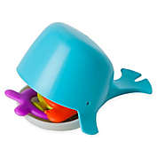 Boon&reg; Chomp Whale 4-Piece Bath Toy in Blue
