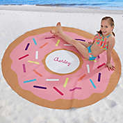Donut 60-Inch Round Beach Towel