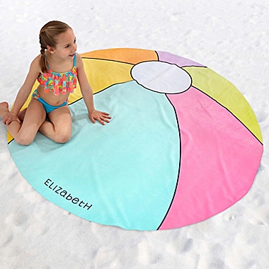 Beach Ball 60-Inch Round Beach Towel. View a larger version of this product image.