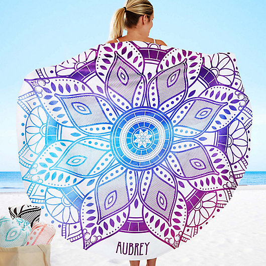 Alternate image 1 for Mandala 60-Inch Round Beach Towel