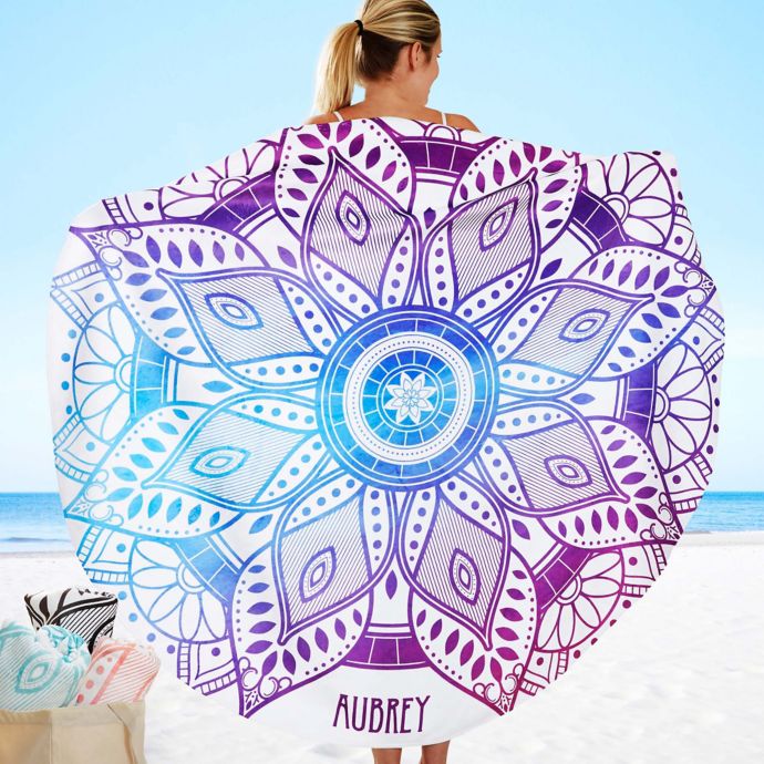 round beach towel kmart