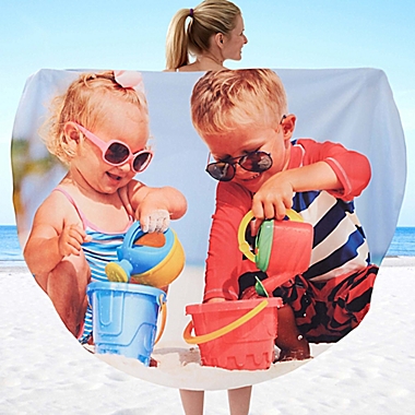 Photo Round Beach Towel. View a larger version of this product image.