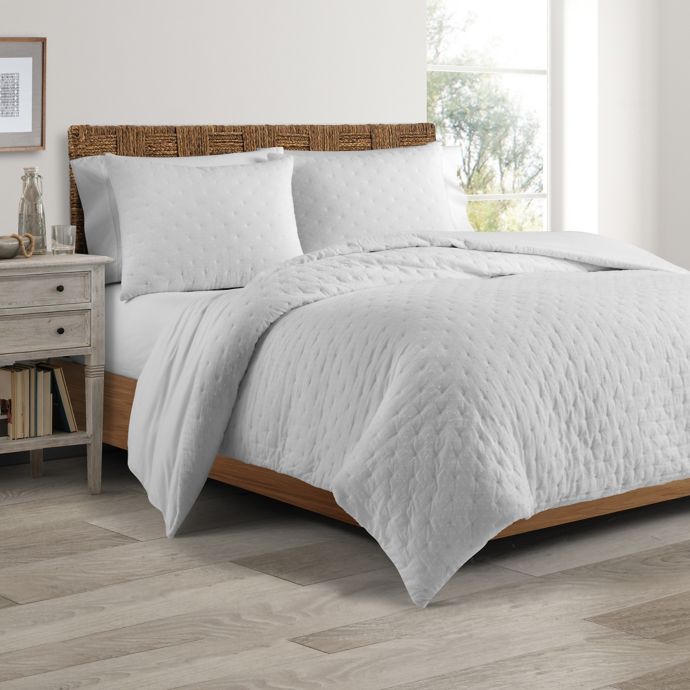Real Simple Duo Westwood Coverlet Duvet Cover Set Bed Bath And