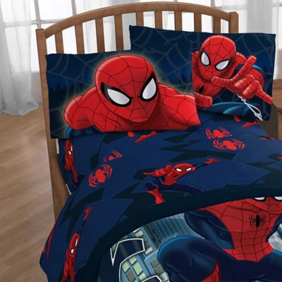 spiderman full size bedding set