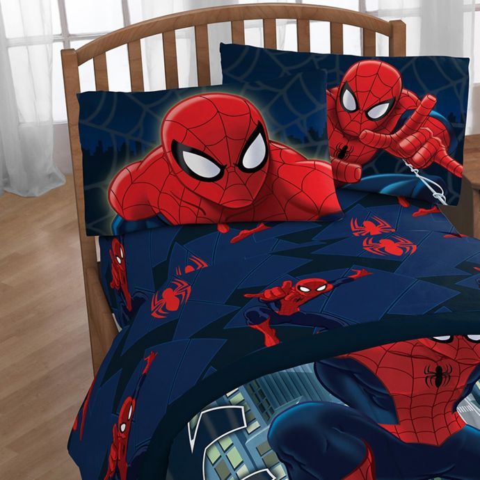 Marvel Spiderman Saving The Day Sheet Set Bed Bath Beyond