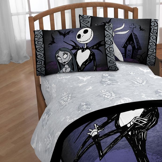 Disney Nightmare Before Christmas Meant To Be Sheet Set