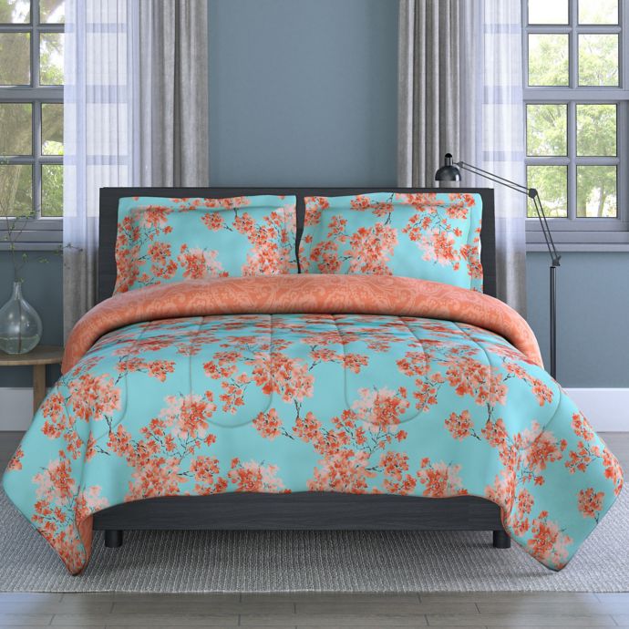 watercolor garden comforter se