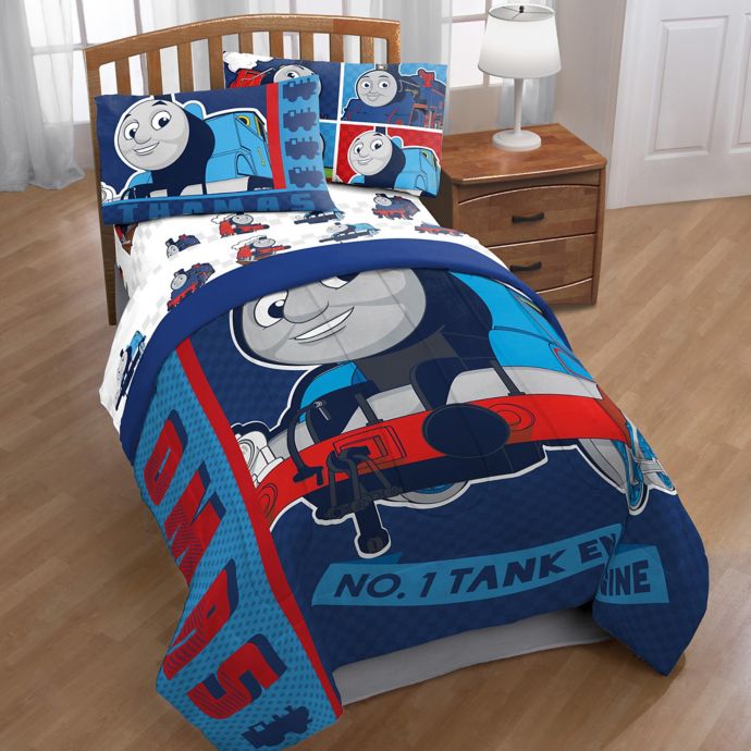 Mattel Thomas The Tank Engine Hot Rod Reversible Comforter Bed