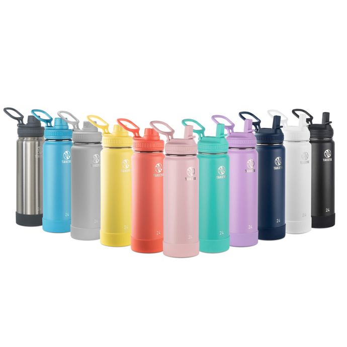 Takeya® Actives Insulated Stainless Steel Water Bottle with Spout Lid