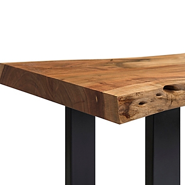 Alaterre Alpine Wood and Metal 36-Inch Bench in Natural. View a larger version of this product image.