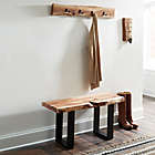 Alternate image 2 for Alaterre Alpine Wood and Metal 36-Inch Bench in Natural