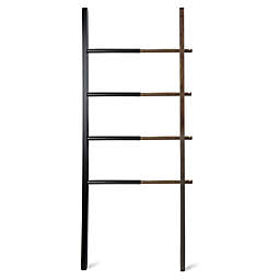 Umbra® Adjustable Organizational Ladder in Black/Walnut