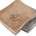 Alternate image 0 for Warmhearted Wedding Embroidered Sherpa Blanket