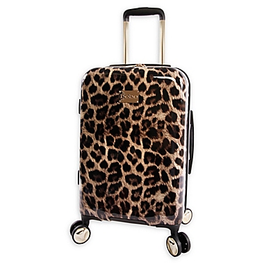 Bebe Adriana 21-Inch Hardside Spinner Carry On in Leopard. View a larger version of this product image.