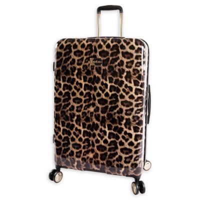 bebe leopard luggage