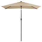 Alternate image 0 for Destination Summer 11-Foot Rectangular Solar Aluminum Patio Umbrella in Natural