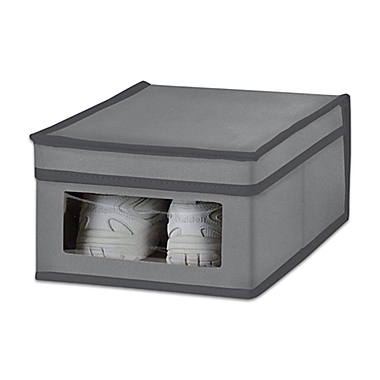 Arm &amp; Hammer&trade; Shoe Storage Bin in Grey. View a larger version of this product image.