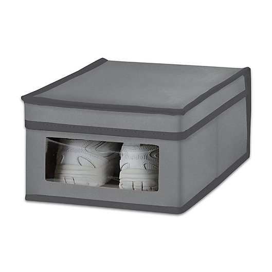Alternate image 1 for Arm & Hammer™ Shoe Storage Bin in Grey