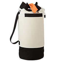 Honey-Can-Do® Extra Capacity Heavy Duty Laundry Duffel in Black/White