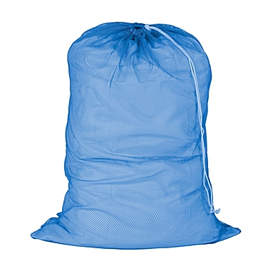 Honey-Can-Do&reg; 2-Pack Mesh Laundry Bag in Blue. View a larger version of this product image.