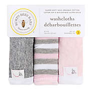 Burt&#39;s Bees Baby&reg; 3-Pack Organic Cotton Washcloths in Blossom