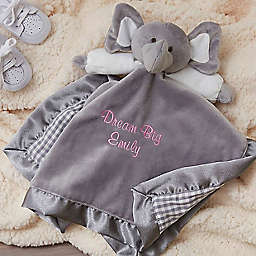 Elephant Baby Blankie in Grey