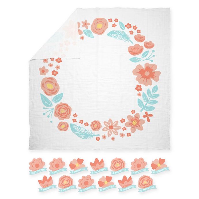 aden® by aden + anais® Floral Rose Muslin Receiving ...