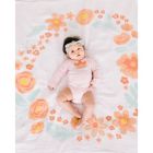 Alternate image 2 for Pearhead&reg; Watch Me Grow Floral Muslin Photo Blanket