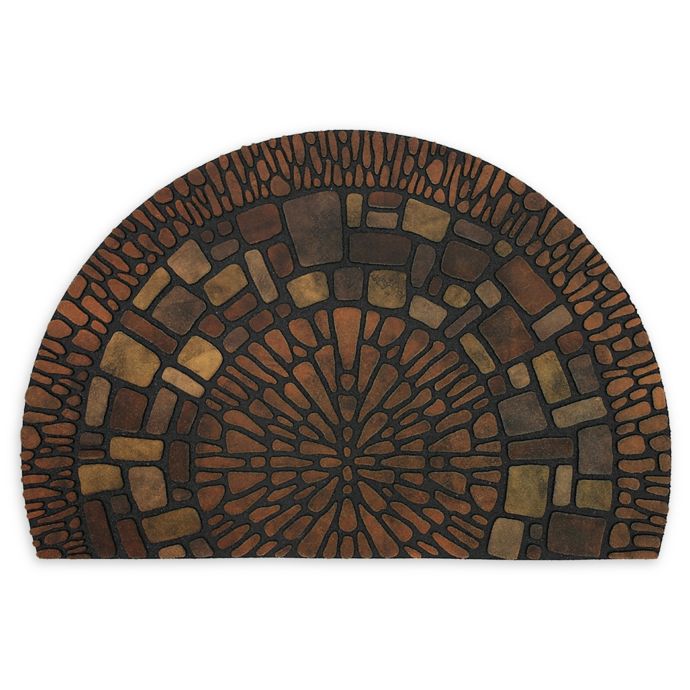 Mohawk Home Exploded Medallions 23 X 35 Recycled Rubber Slice