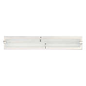 Quoizel Lateral Small 1-Light LED Bath Light in Brushed Nickel