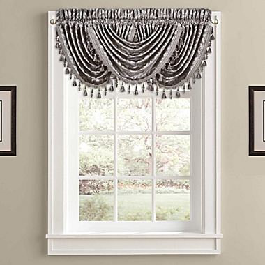 J. Queen New York&trade; Sicily Window Valence in Pearl. View a larger version of this product image.