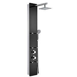 ANZZI™ 59-Inch Melody Full-Body Shower Panel System in Black