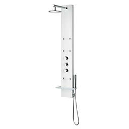 ANZZI Donna Heavy Rain Shower Panel System in White
