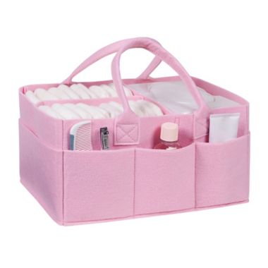 Sammy &amp; Lou Felt Storage Caddy in Pink. View a larger version of this product image.