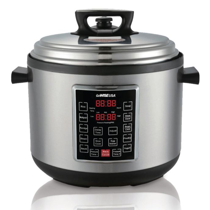 GoWISE USA® 12 qt. 10-in-1 Electric Pressure Cooker | Bed Bath & Beyond