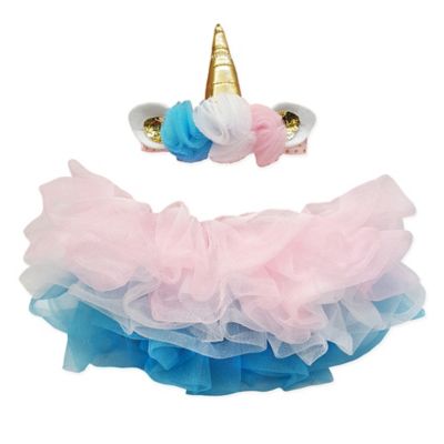 unicorn headband and tutu