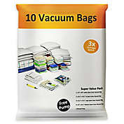 Everyday Home Vacuum Storage Bag Set in White