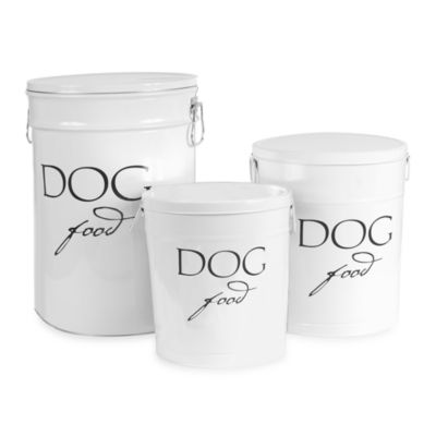 large dog food canister