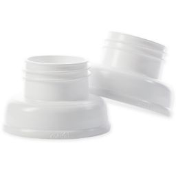 Evenflo Balance + 2-Pack Wide-Neck Pump Adaptors in White