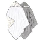 Alternate image 0 for Burt's Bees Baby&reg; 2-Pack Hooded Towels in Cloud