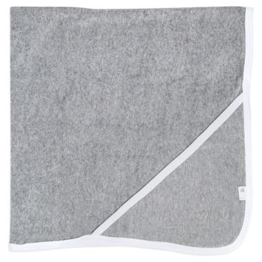 Burt's Bees Baby&reg; 2-Pack Hooded Towels in Cloud. View a larger version of this product image.