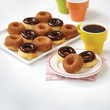 Wilton&reg; Nonstick 12-Cavity Mini Doughnut Pan. View a larger version of this product image.